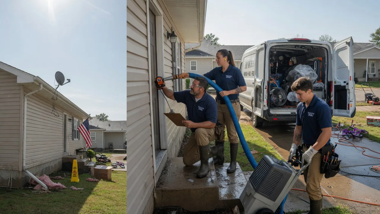 Ceiling Water Damage Restoration in Tumbling Shoals, AR near me
